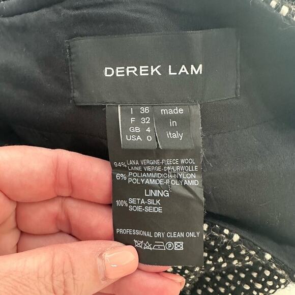 EUC | Derek Lam | Wool Tweed Skirt | Gray | Size 0 - Picture 7 of 9